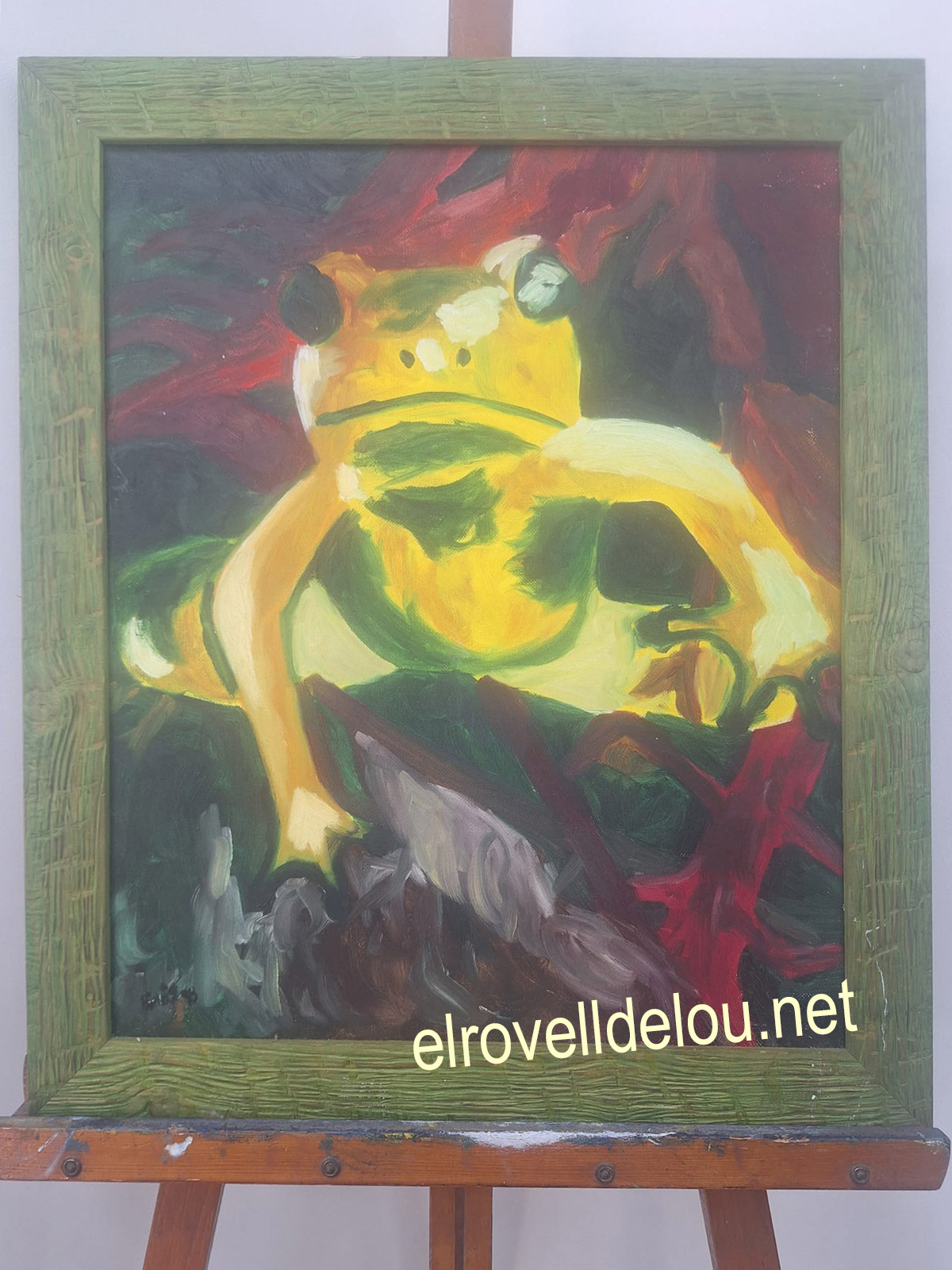 Pintura a l'oli decorada de Cris Muntané Molina