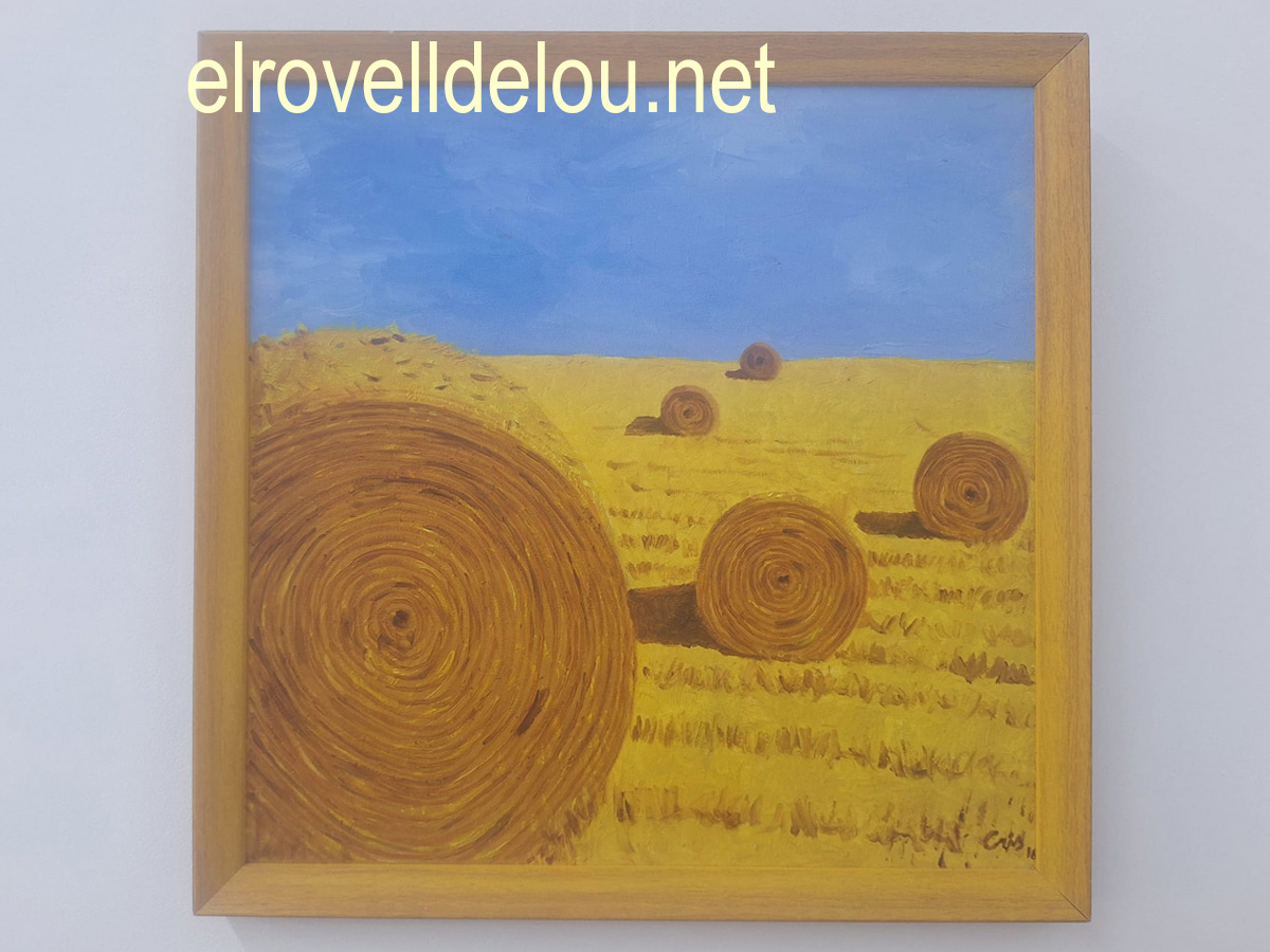 Pintura a l'oli decorada de Cris Muntané Molina